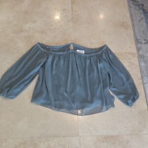 Highline Collective Women's Off-Shoulder Top in Green